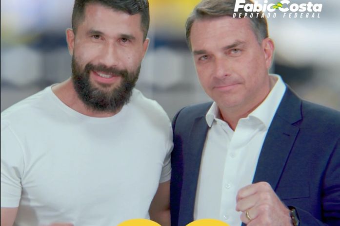 Flávio Bolsonaro declara apoio direto ao Deputado Fabio Costa durante passagem por Alagoas