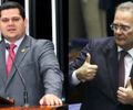 Davi Alcolumbre e Renan Calheiros