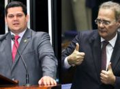 Davi Alcolumbre e Renan Calheiros