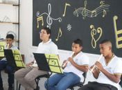 
Escola de música Antônio José da Silva (Chicó) comemora 1 ano de funcionamento em São José da Laje