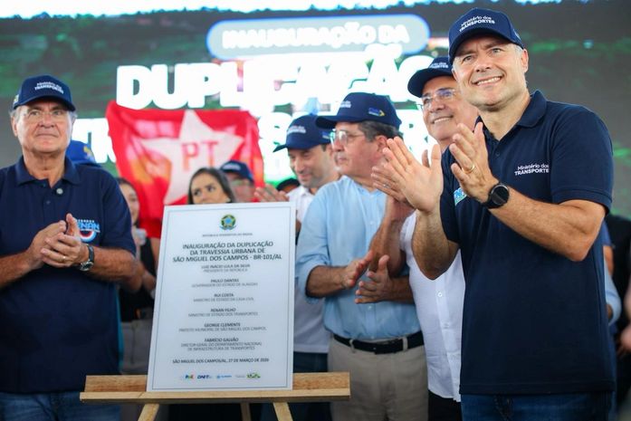 Renan Filho entrega novo trecho duplicado da BR-101 em São Miguel dos Campos (AL) e impulsiona etapa final da obra