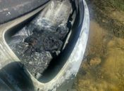 Carro foi incendiado em janeiro deste ano