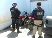 Homens são presos com armas e produtos roubados no interior 