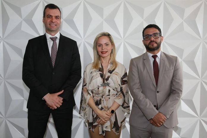 Rafael Casado, Lorena Sotto-Mayor e João Paulo Martins tomaram posse como juízes auxiliares da Presidência.
