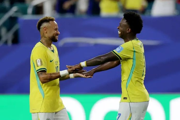 Vini Jr. brilha e Brasil se classifica em 1º com 3x0 sobre a Escócia