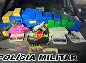 “Armário do tráfico”: suspeito é preso com mais de 33 kg de drogas e três armas em Maceió