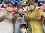 Deputado Galba Novaes participa de solenidade de entrega de obras e equipamentos em Colônia Leopoldina
