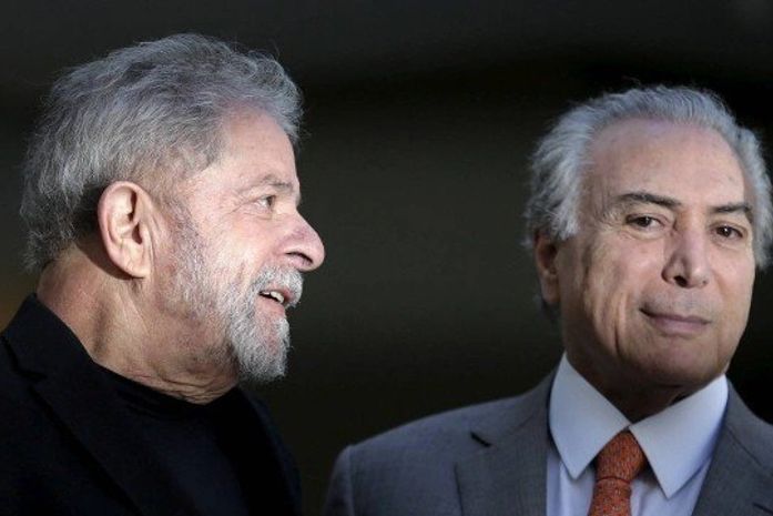 Lula e Temer, ex-presidentes presos pela Operação Lava-Jato