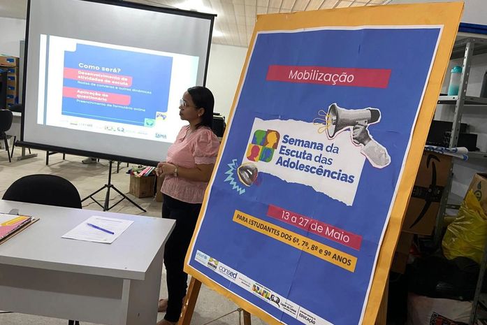 Estudantes da rede municipal de Lagoa da Canoa participam da Semana da Escuta das Adolescências nas Escolas