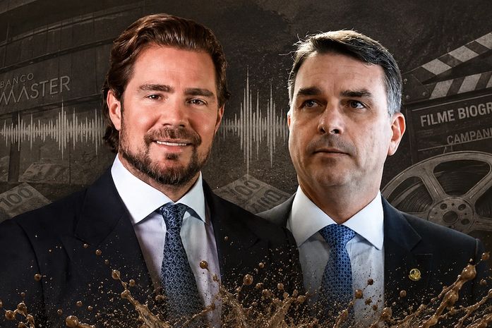 O encontro secreto de Flávio Bolsonaro com Daniel Vorcaro! E os brothers do Master