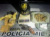 Polícia Militar prende autores de tentativa de homicídio, tráfico de drogas e outros crimes
