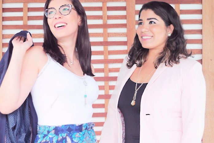 Meline Lopes e Lais Casado