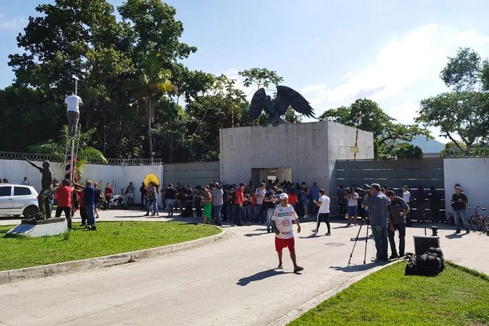 Alojamento no CT do Flamengo