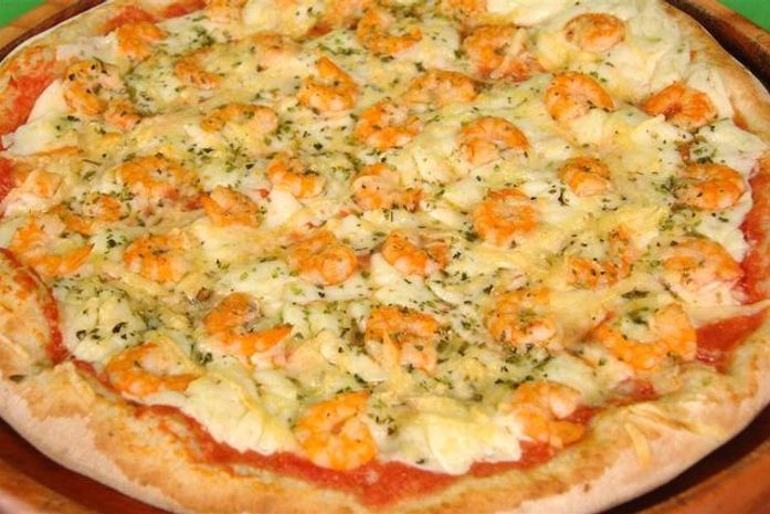 Pizza de camarão