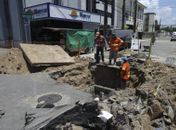 Infraestrutura recupera trecho de galeria na Avenida João Davino