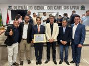 Guilherme Lopes recebe título de cidadão honorário e passa a ser também filho de São Miguel dos Campos