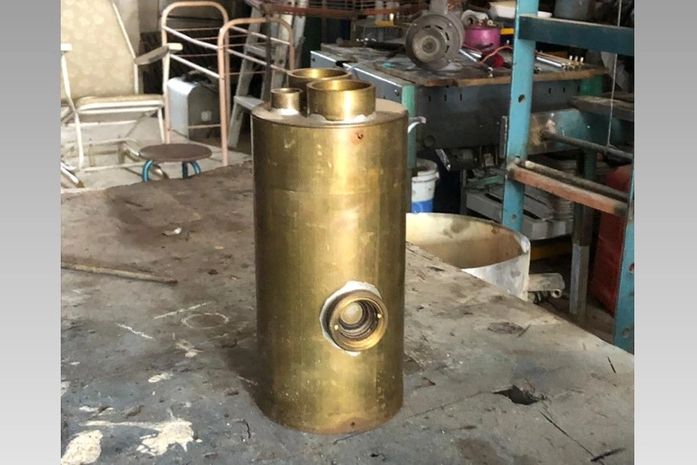 Cápsula foi encontrada em um ferro-velho.