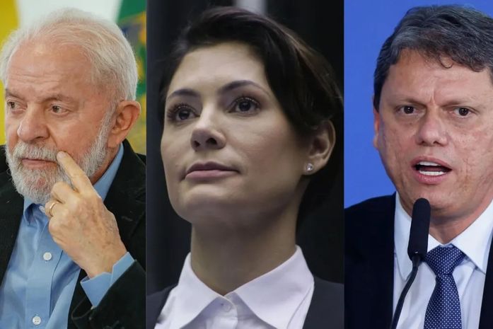 PP testa cenários de eleição presidencial com Michelle, Tarcísio e outros nomes contra Lula