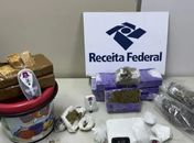 Receita Federal apreende nos Correios do Recife Cocaína que seria enviada para Arapiraca