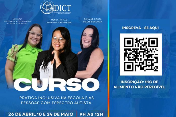 Mês do Autismo: Faculdade realiza curso gratuito para profissionais da educação com ênfase no TEA