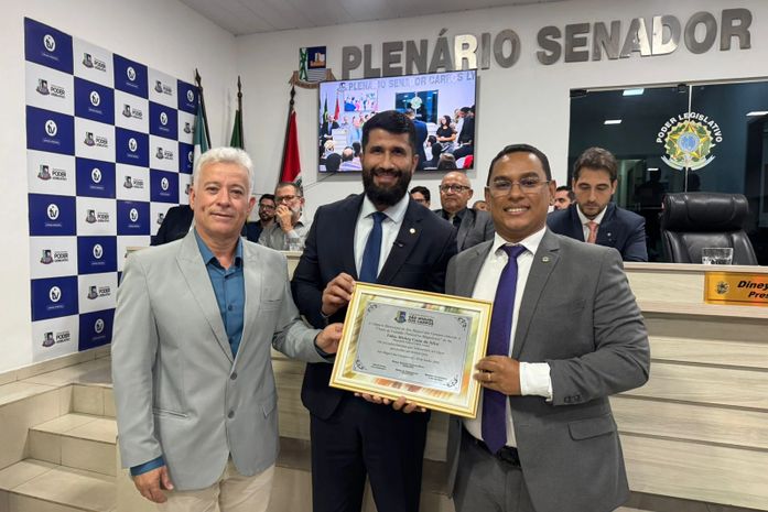Deputado Federal Delegado Fabio Costa recebe Título de Cidadão Honorário de São Miguel dos Campos