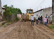 Obras acontecem no bairro de Fátima, em Major Isidoro
