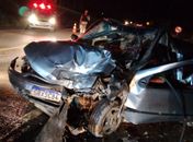 Colisão entre dois carros na AL 101 Norte deixa quatro feridos em Maragogi