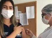 Trabalhadores da Saúde são vacinados contra a Influenza em Limoeiro