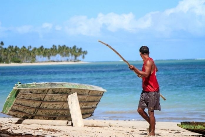 Exposição traz uma série de fotografias que retrata o Jangadeiro Alagoano