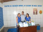 Leites arrecadados em Copa Trekking são doados a Centro de Educação Infantil de São Miguel dos Campos