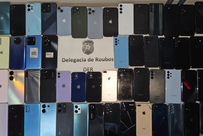 Polícia Civil recupera mais de R$ 100 mil em celulares roubados em Maceió