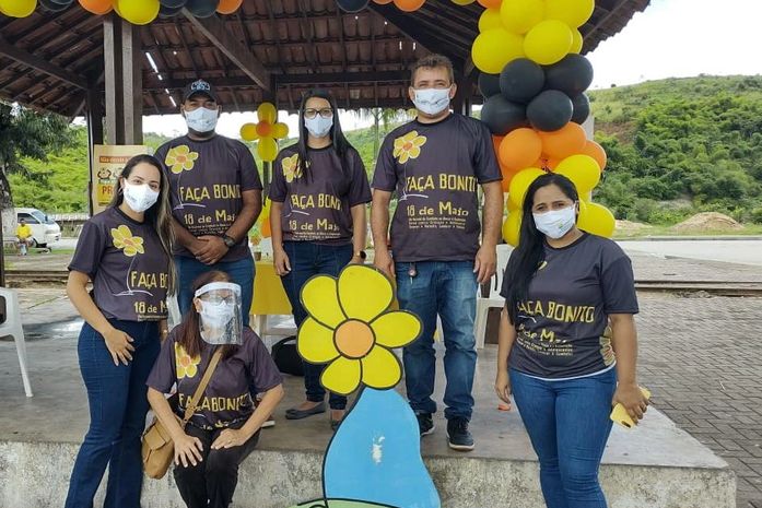 Assistência Social de Branquinha realiza ações de conscientização em alusão ao 18 de maio
