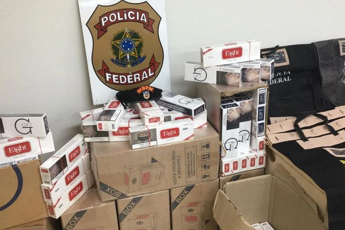 Cigarros contrabandeados do Paraguai foram apreendidos em Rio Largo.
