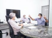 Júlio Cezar inicia agenda de trabalho em reunião com presidente do DER/Alagoas