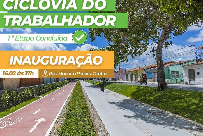 A 1ª etapa da Ciclovia do Trabalhador está pronta e será entregue esta semana