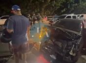 Motociclista causa colisão com quatro veículos na AL-220 e foge do local, em Arapiraca