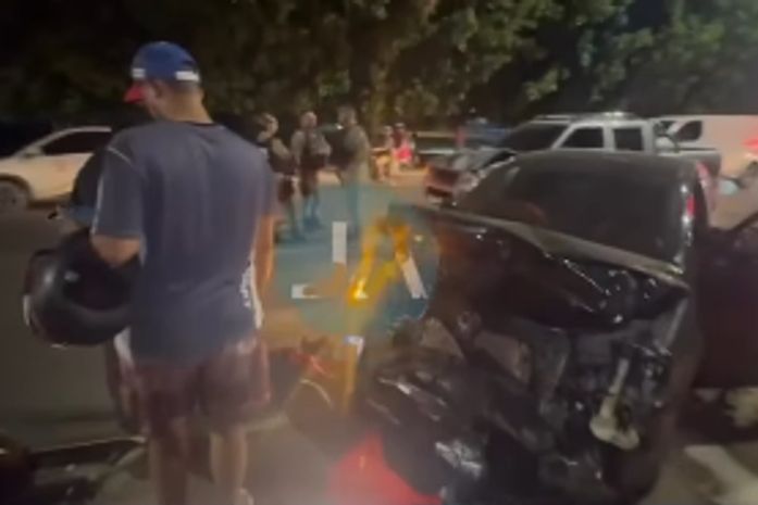 Motociclista causa colisão com quatro veículos na AL-220 e foge do local, em Arapiraca