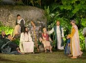 Entre quinta e sábado da semana passada a cidade recebeu muita gente para a sua tradicional Encenação da Paixão de Cristo num Teatro ao ar livre