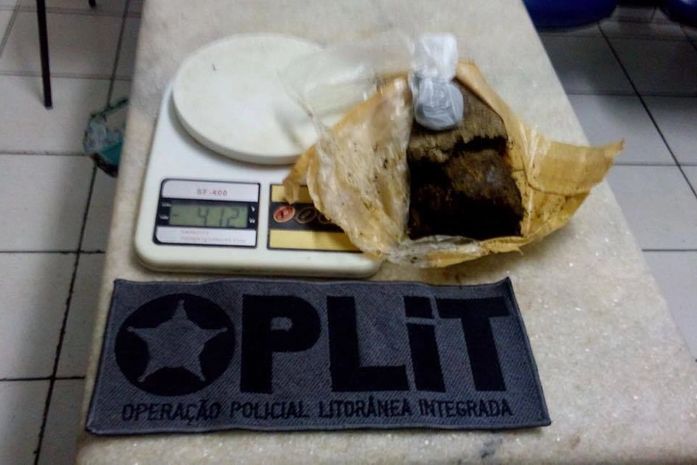 Maconha apreendida