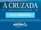 Confira a lista de itens proibidos no evento 'A Cruzada' com Deive Leonardo em Maceió