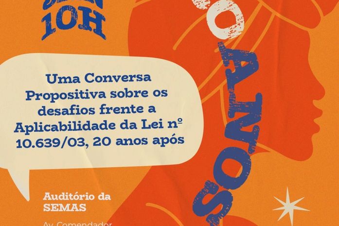 A Lei nº 10.639/03, sancionada por Lula, faz 20 anos e segue sendo ignorada, pelo Governo do estado de Alagoas, a terra de Zumbi