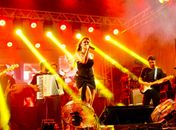 Alinne Reis, Carlos André e Juninho do Acordeon agitaram o Polo Bonifácio neste sábado (20)