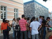Servidores em frente a ALE