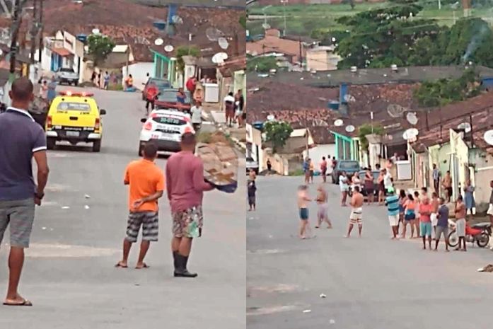 PM foi acionada e conduziu o suspeito à delegacia