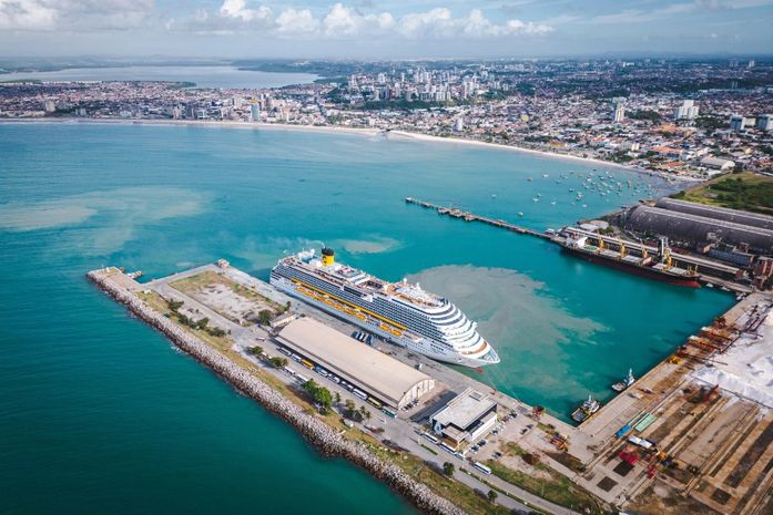 Com mais de 6 mil passageiros, primeiro navio do ano chega a Maceió nesta quarta-feira (3)