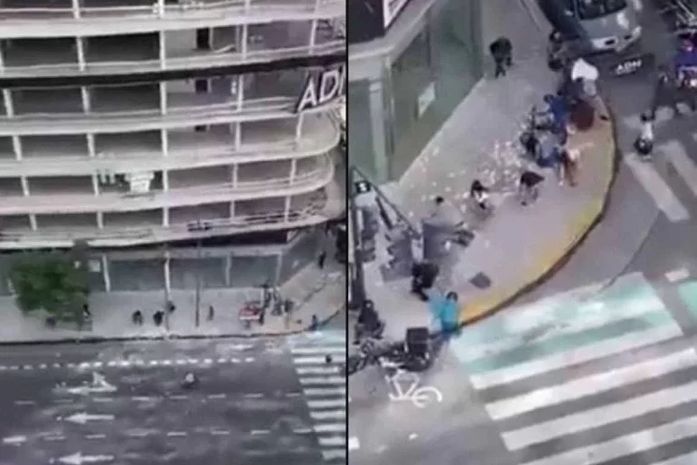 Tentativa de assalto termina em 'chuva de dinheiro' na Argentina
