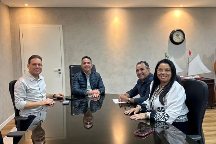 Prefeito Didi de Tanque d’Arca participa de reunião no Palácio do Governo e garante avanços para o município