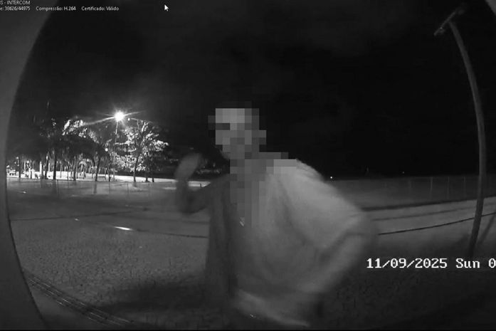 Homem é preso por dano qualificado contra totem de videomonitoramento da Segurança Pública