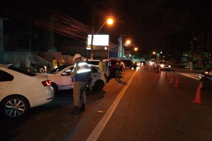 Operação Lei Seca foi realizada em bairros da parte alta de Maceió.