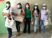 Assistência Social de Branquinha entrega kits para visitadoras do Criança Feliz